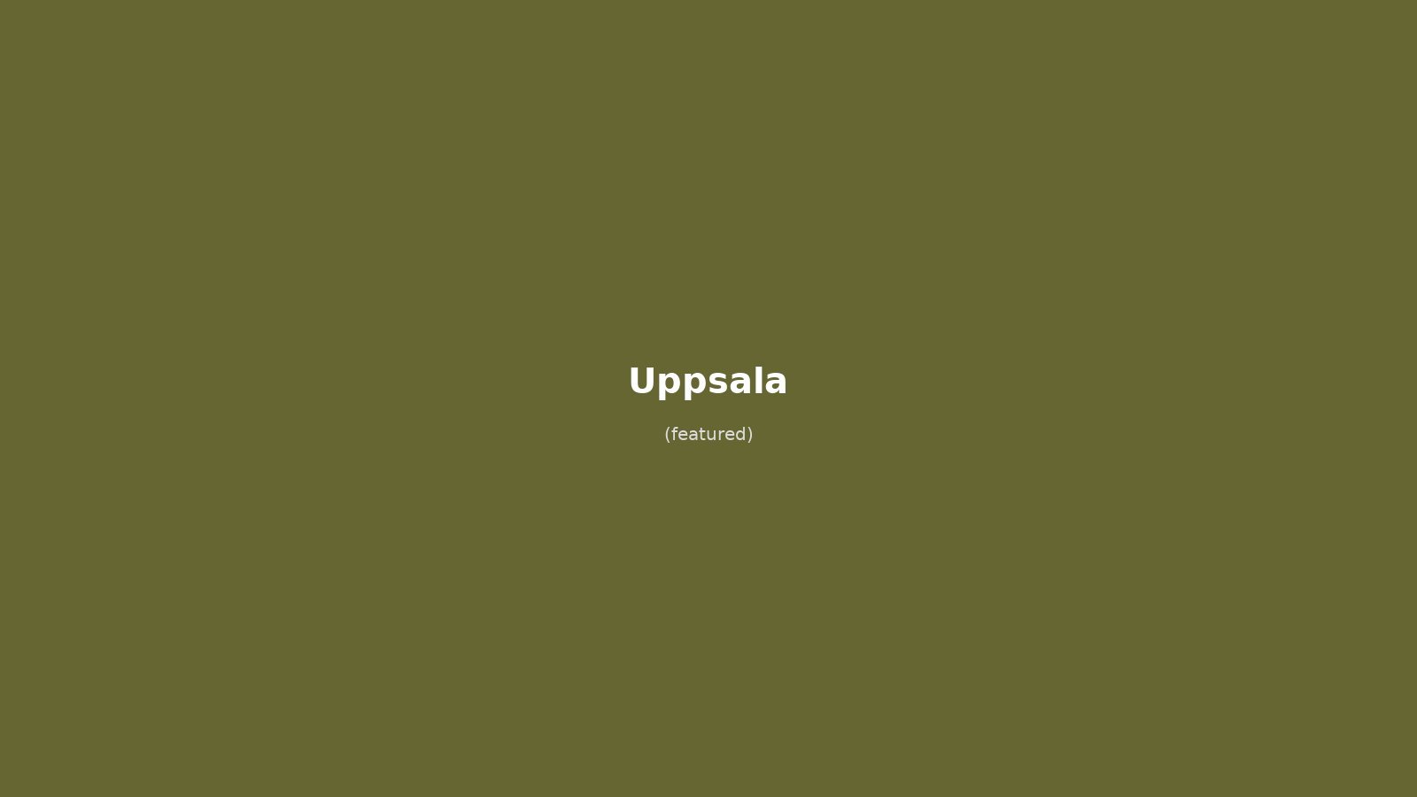 Uppsala in solitaria: arrivo treno, Cattedrale, Gustavianum, Gamla Uppsala, Orto Botanico, Linnaeus Museum — guida senza auto nella città di Linneo
