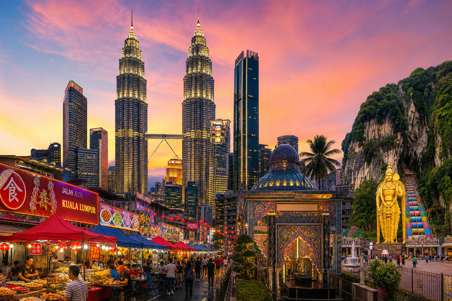 Weekend a Kuala Lumpur: tra Petronas e culture multiple