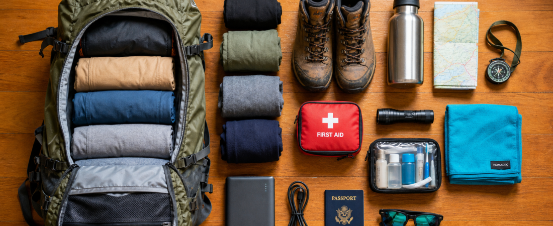 Come preparare lo zaino da viaggio perfetto: la checklist definitiva