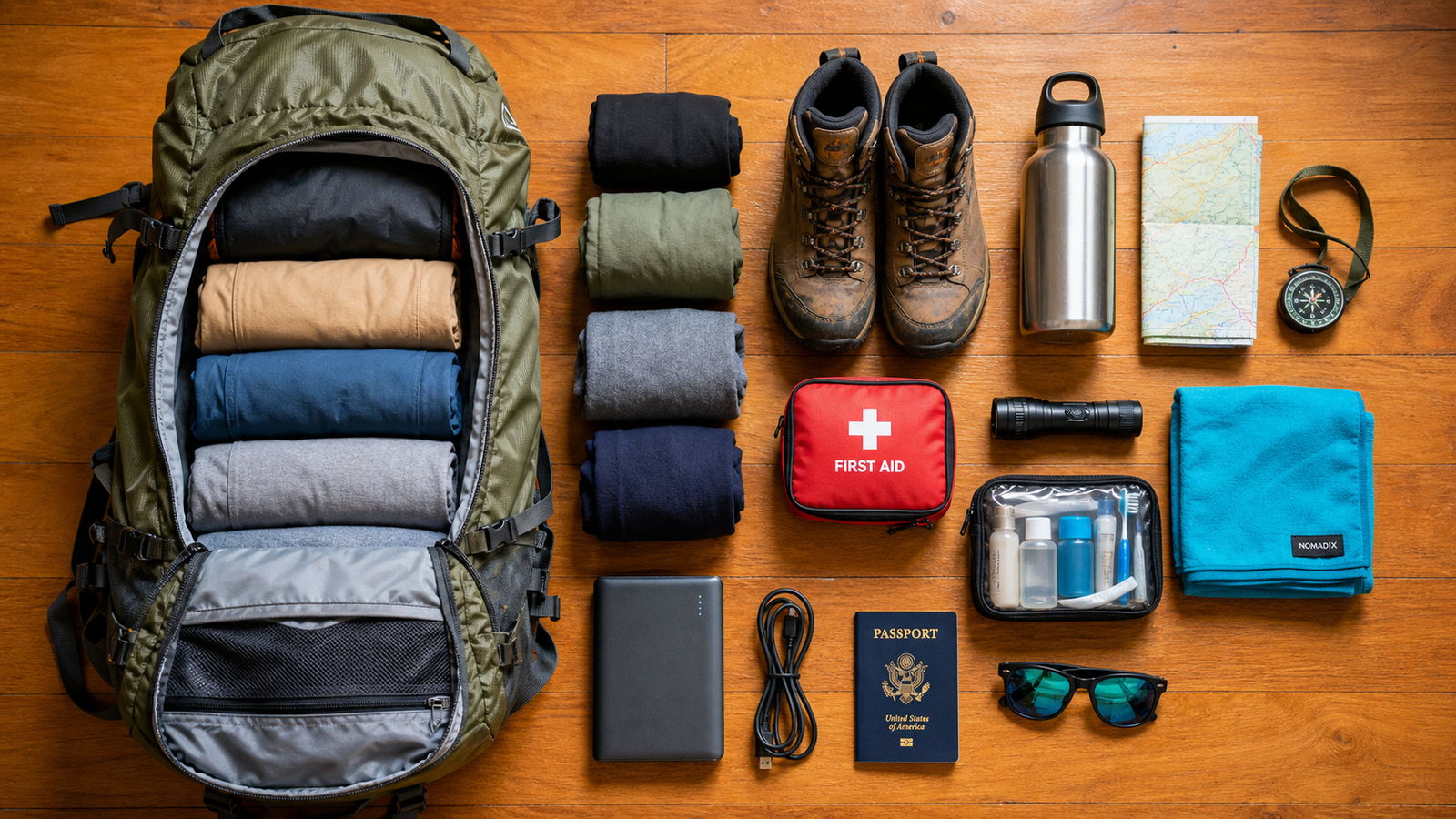 Come preparare lo zaino da viaggio perfetto: la checklist definitiva