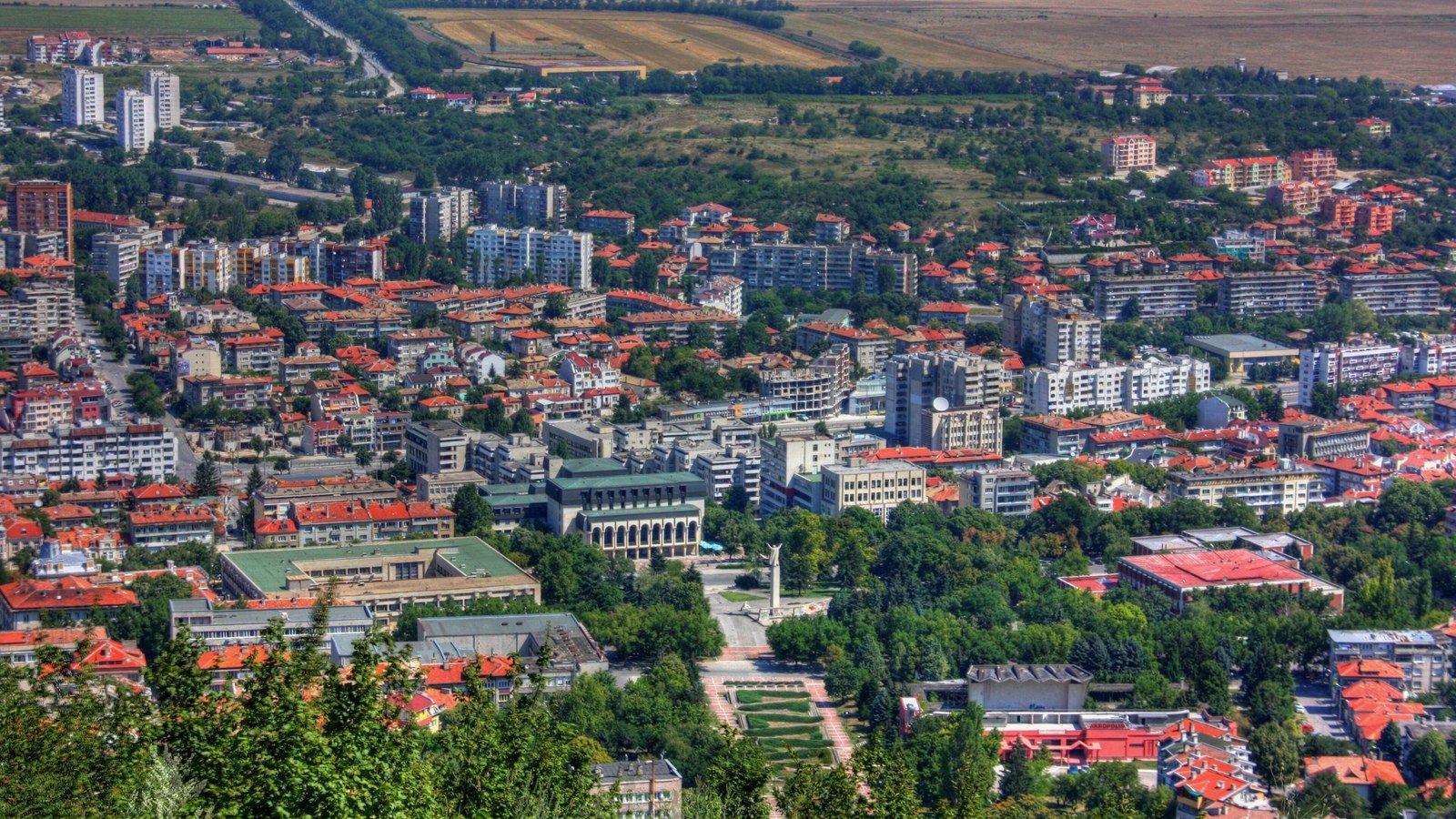 Shumen in solitaria, panorama