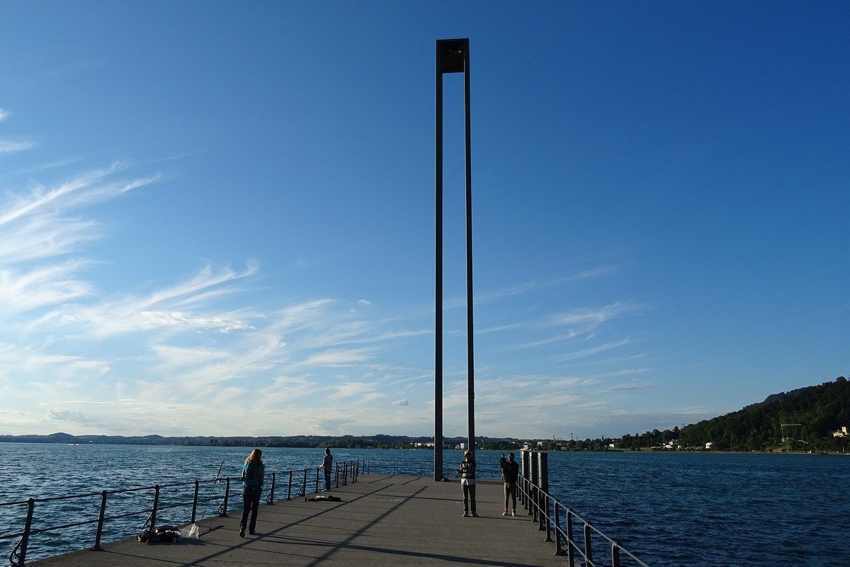 Bregenz harbor lake promenade