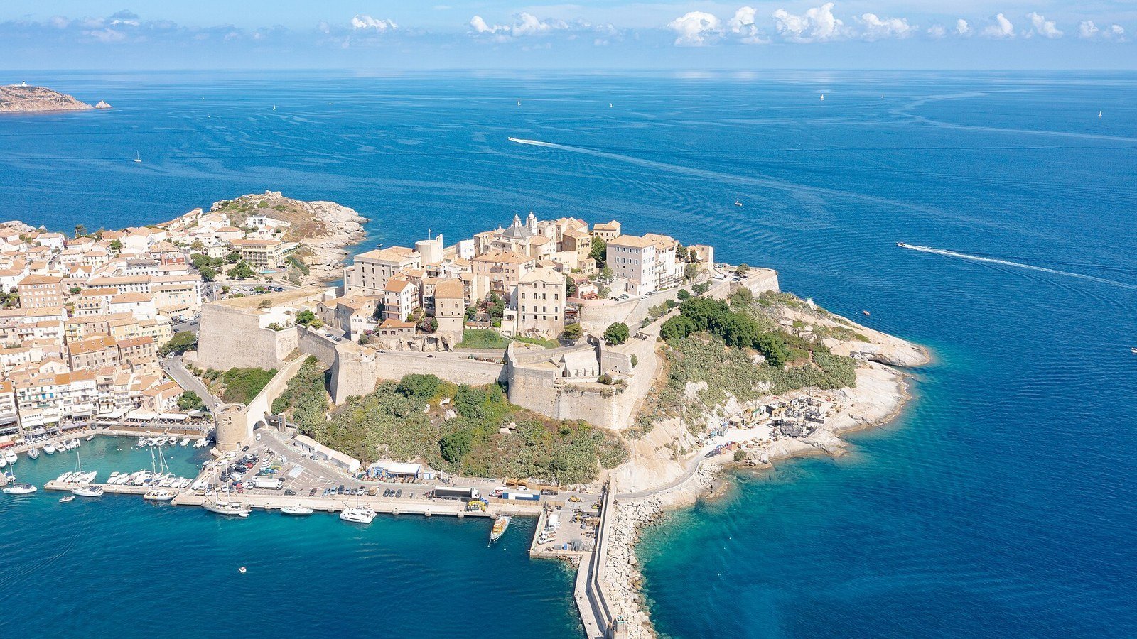 Calvi citadel promontory