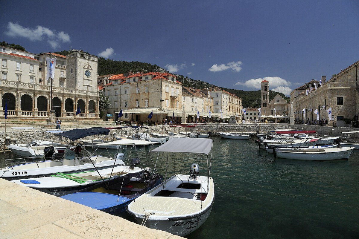 Hvar St Stephen's Square cathedral