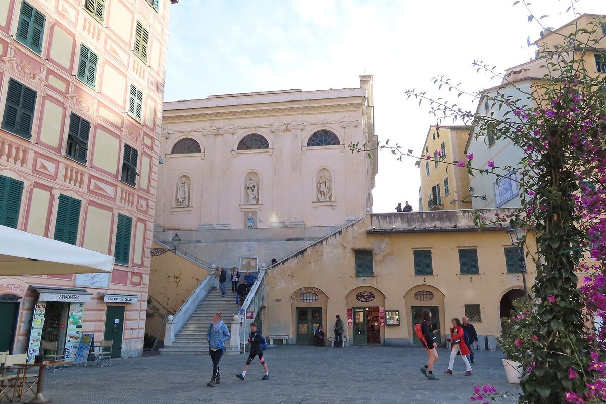 La basilica di Camogli