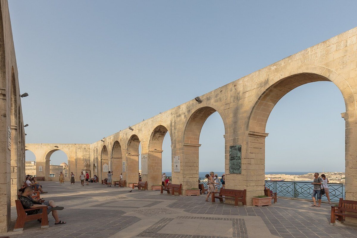 Gli Upper Barrakka Gardens di La Valletta