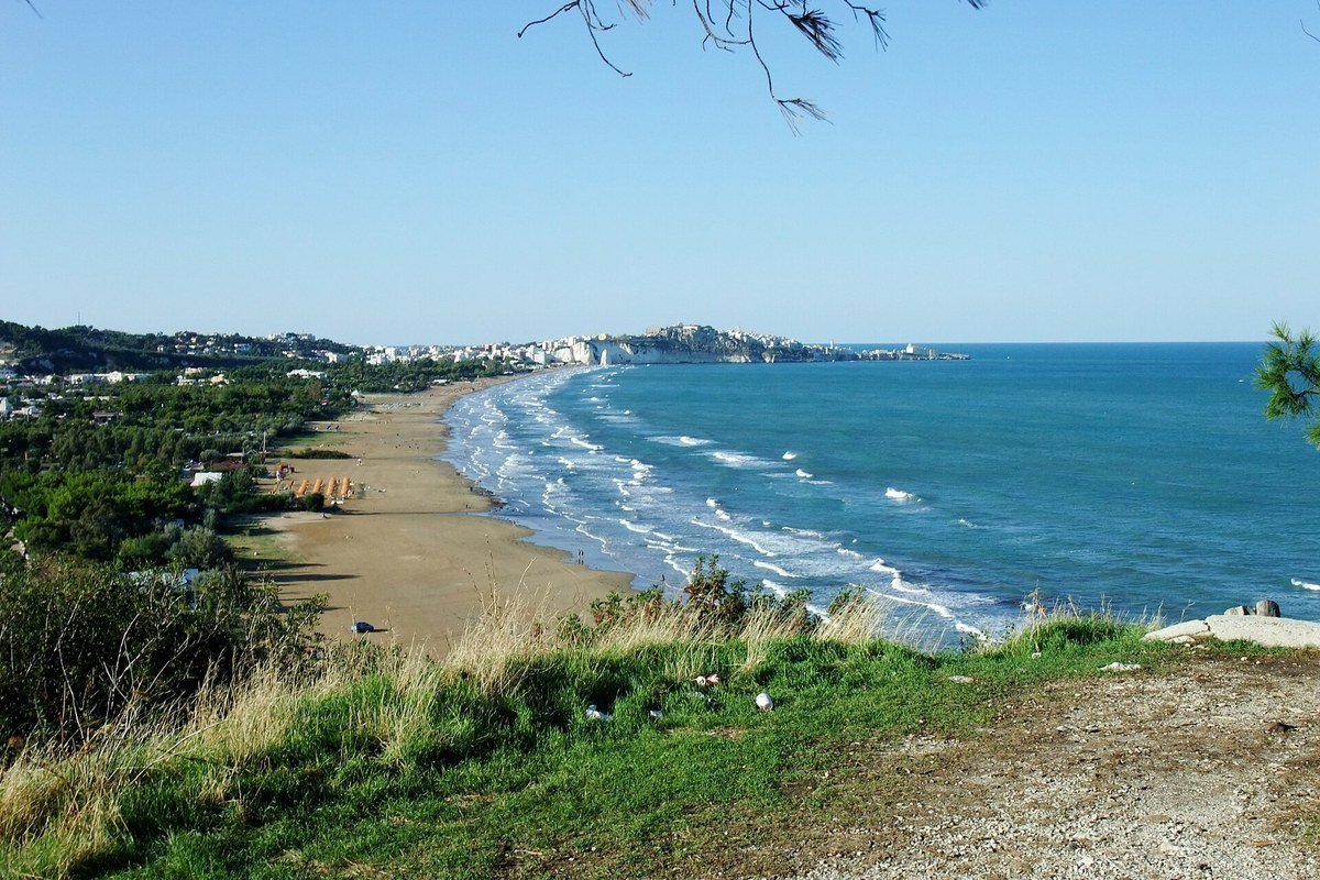 La spiaggia di Vieste
