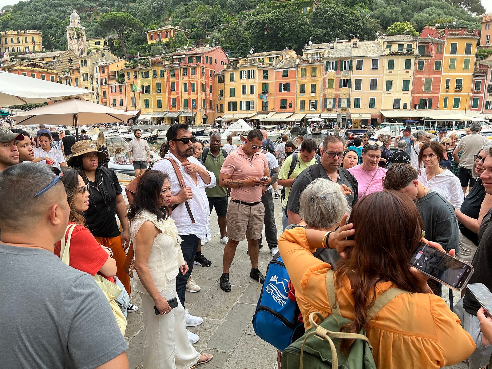La baia di Portofino vista dal mare