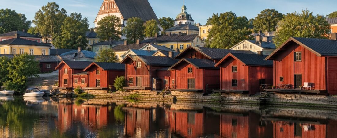 Porvoo in solitaria: la città di legno sul fiume — guida senza auto