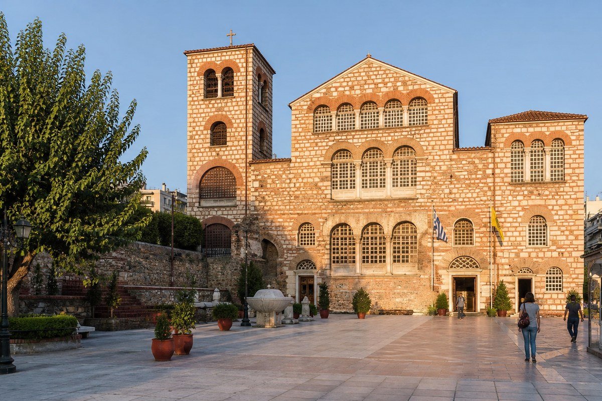 La basilica di San Demetrio, il patrono di Salonicco