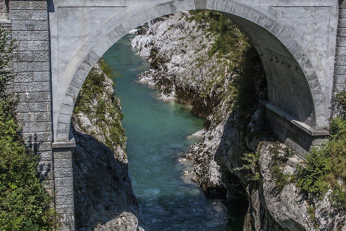 Napoleon bridge Soca Kobarid