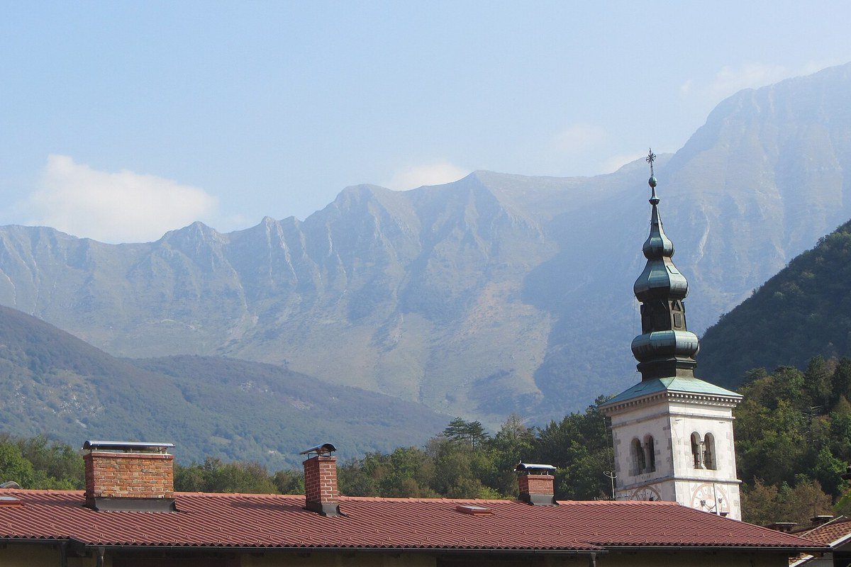 Kobarid town church