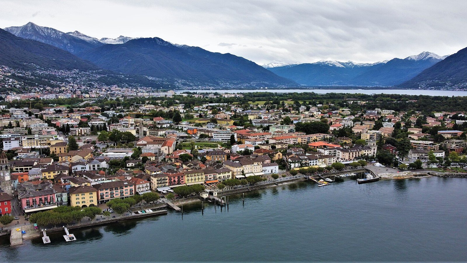 Cardada Cimetta panoramic view over Lake Maggiore