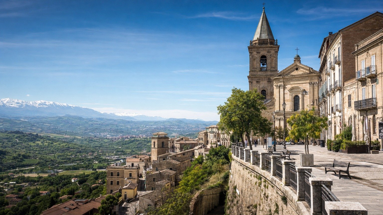 Dove dormire a Chieti: quartieri e hotel consigliati — vista della città