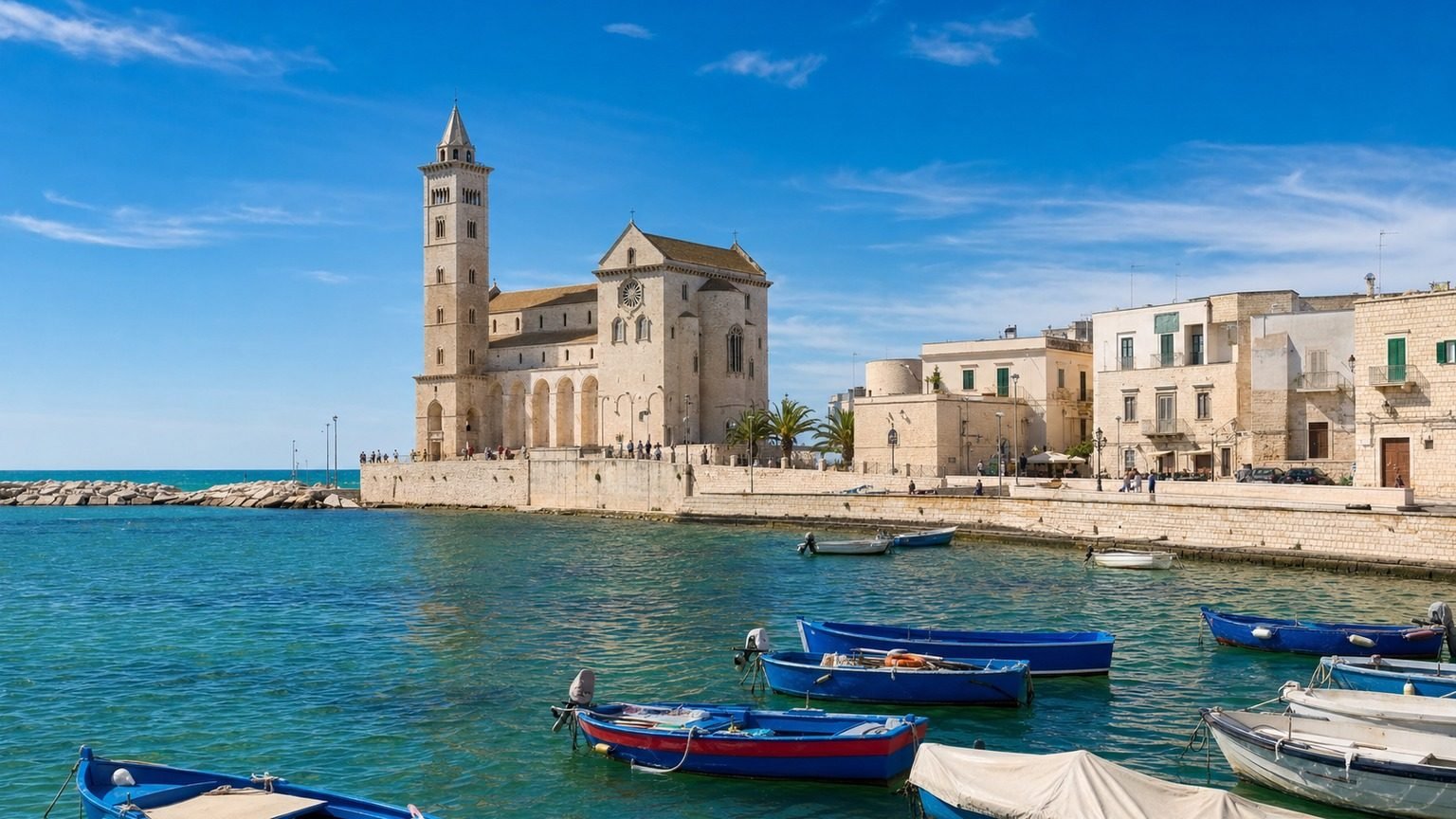 Dove dormire a Trani: quartieri e hotel consigliati — vista della città