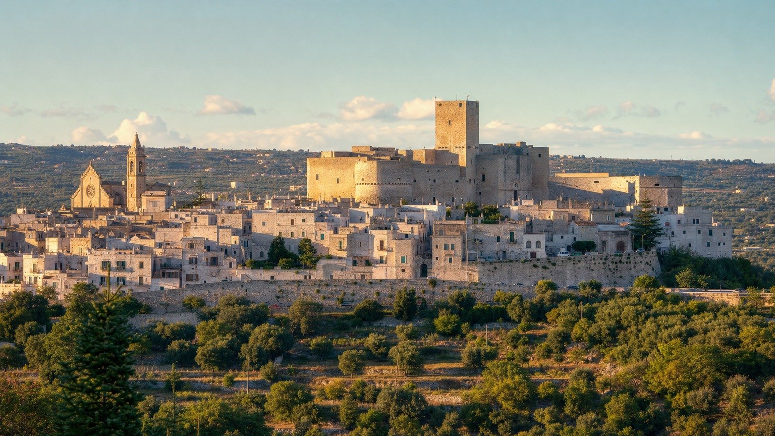 Dove dormire a Conversano: quartieri e hotel consigliati — vista della città