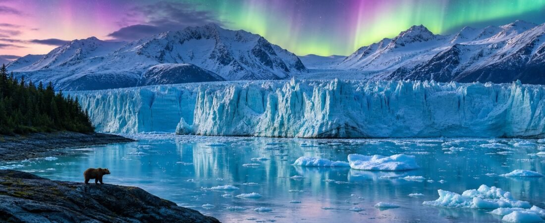 Alaska selvaggia: avventura tra ghiacciai, orsi e aurora bor