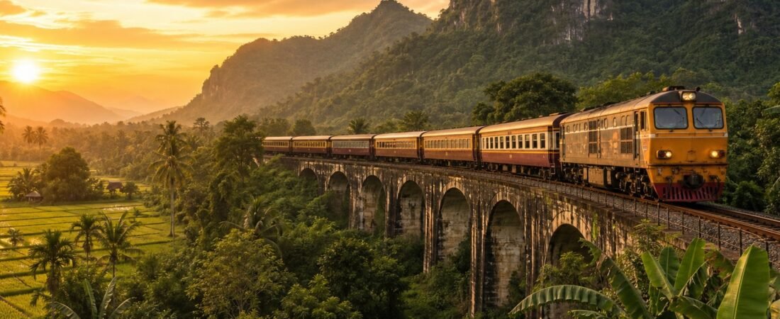 Sudest Asiatico in Treno: Thailandia, Vietnam, Cambogia su Rotaia