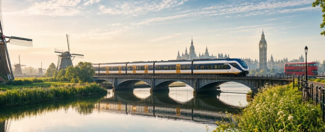 Interrail Benelux e UK: Londra, Bruxelles, Amsterdam in Treno