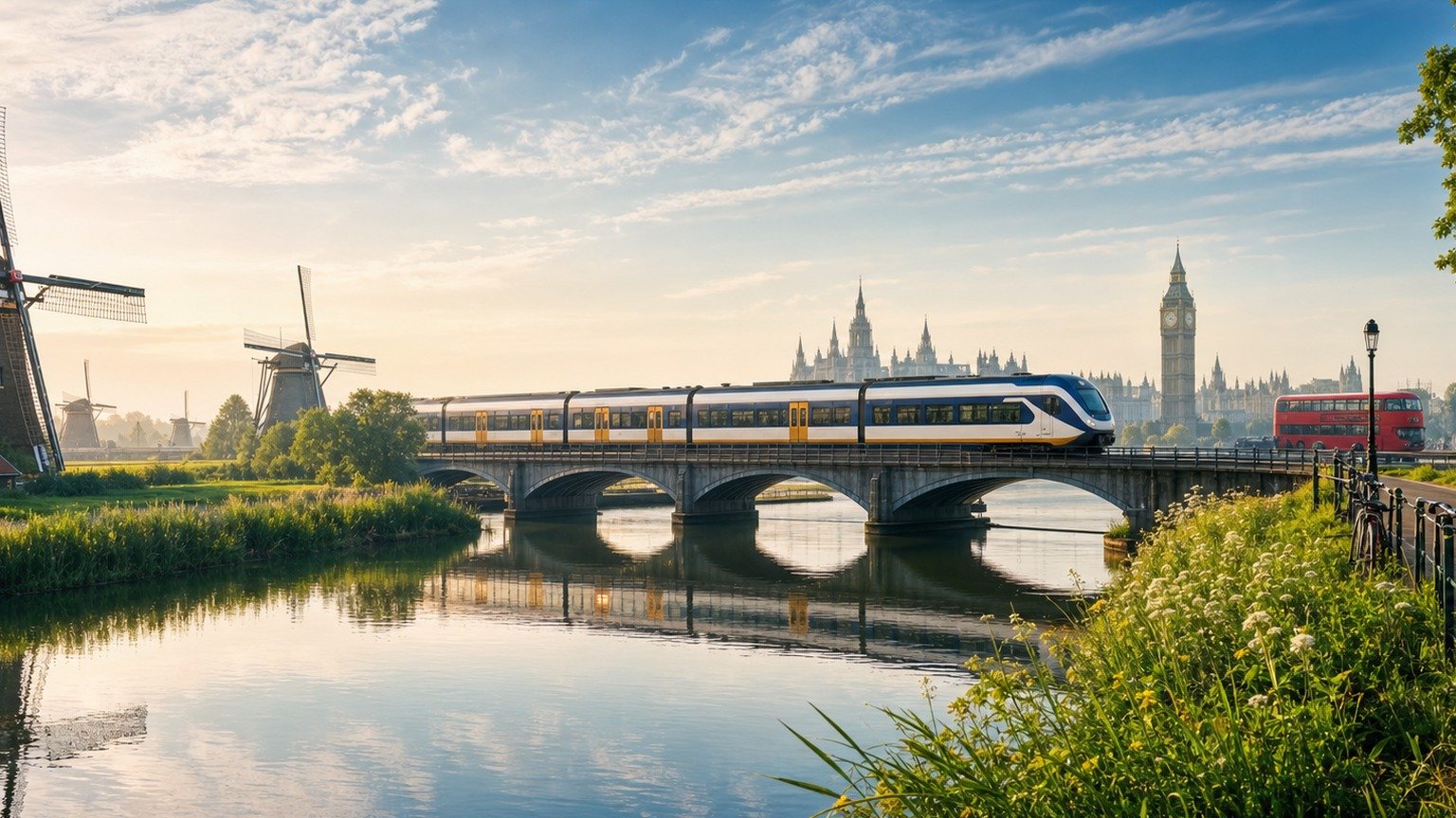 Interrail Benelux e UK: Londra, Bruxelles, Amsterdam in Treno