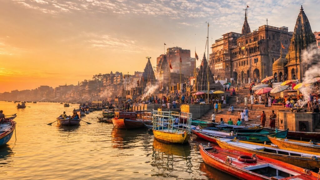 Varanasi ghat Gange