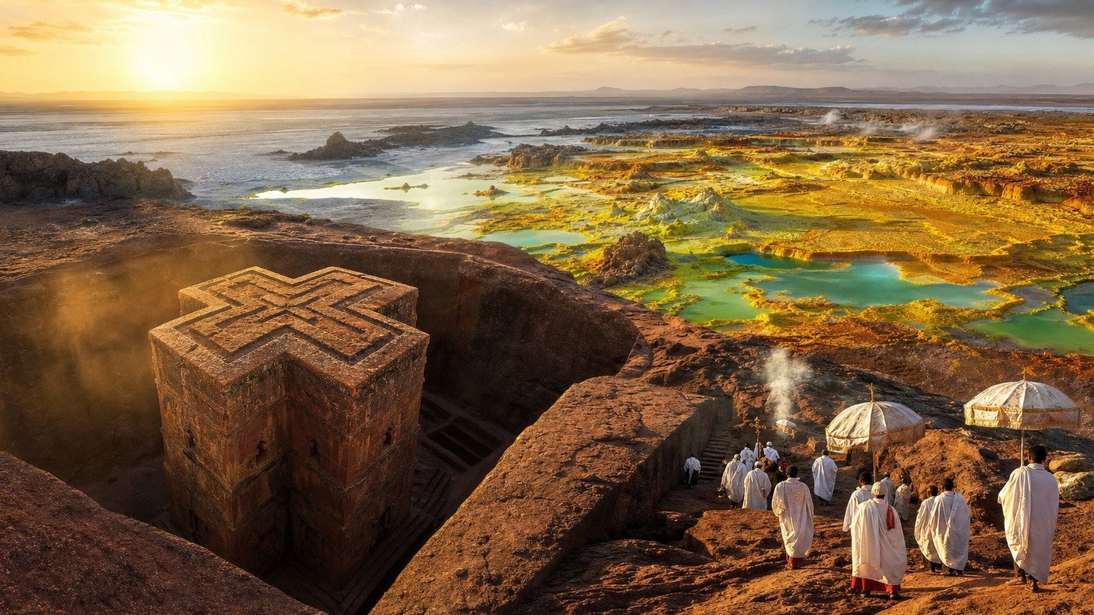 Itinerario in Etiopia: Lalibela, Danakil e origini umane