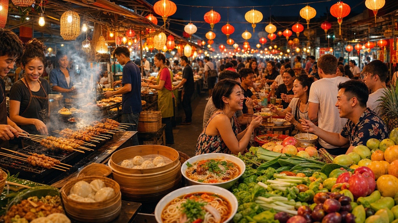 Cibo di strada in Asia: guida gastronomica per viaggiatori s