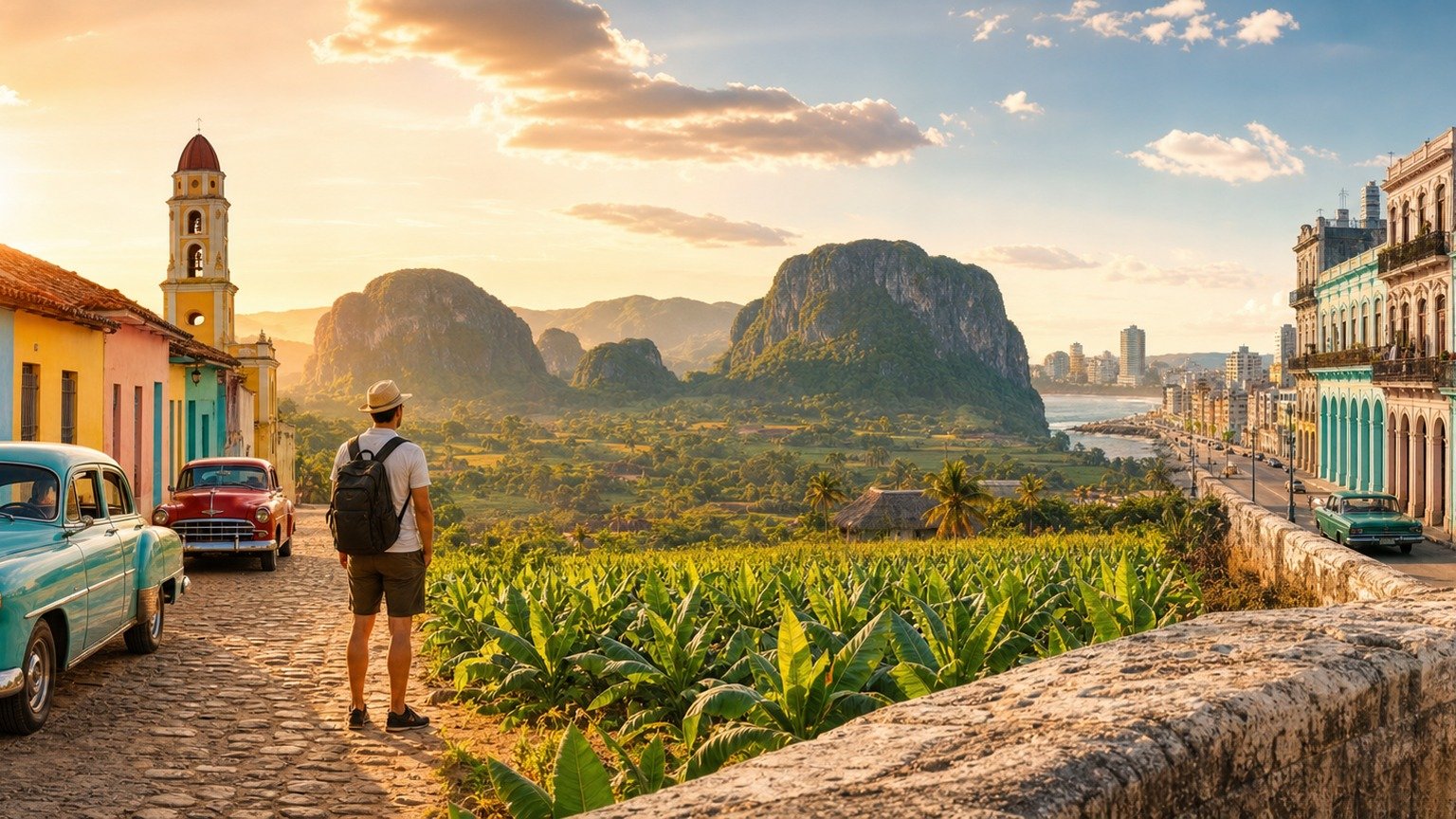 Cuba da soli: L’Avana, Viñales e Trinidad senza agenzie né p