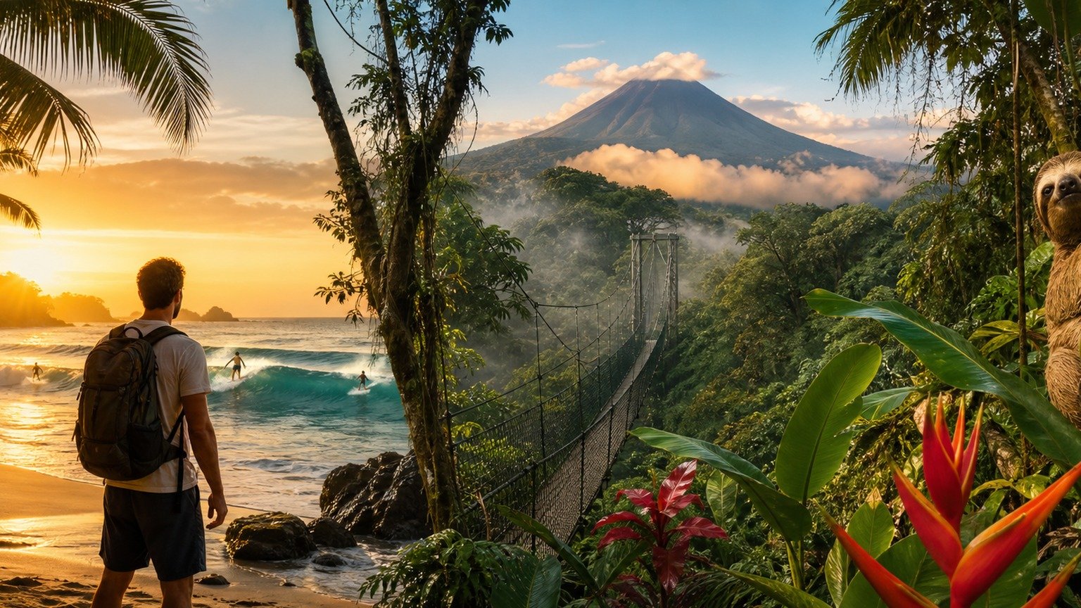 Costa Rica: natura, surf e avventura da soli tra foreste e s