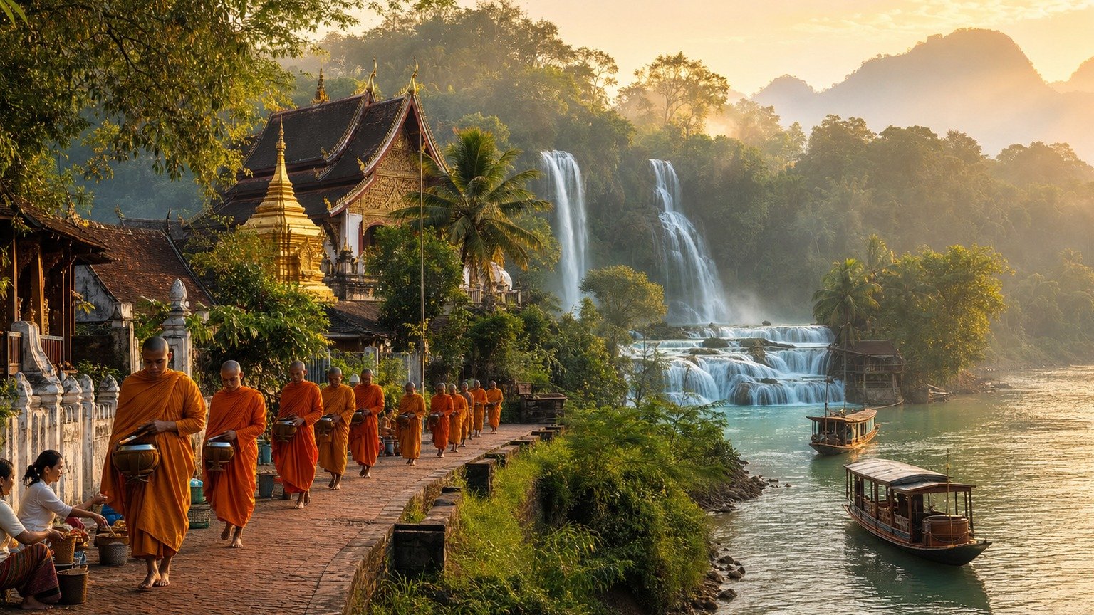 Luang Prabang e il Laos: viaggio lento e spirituale in solit