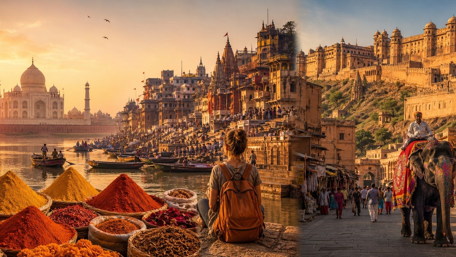 India per principianti solitari: Rajasthan e Varanasi in lib