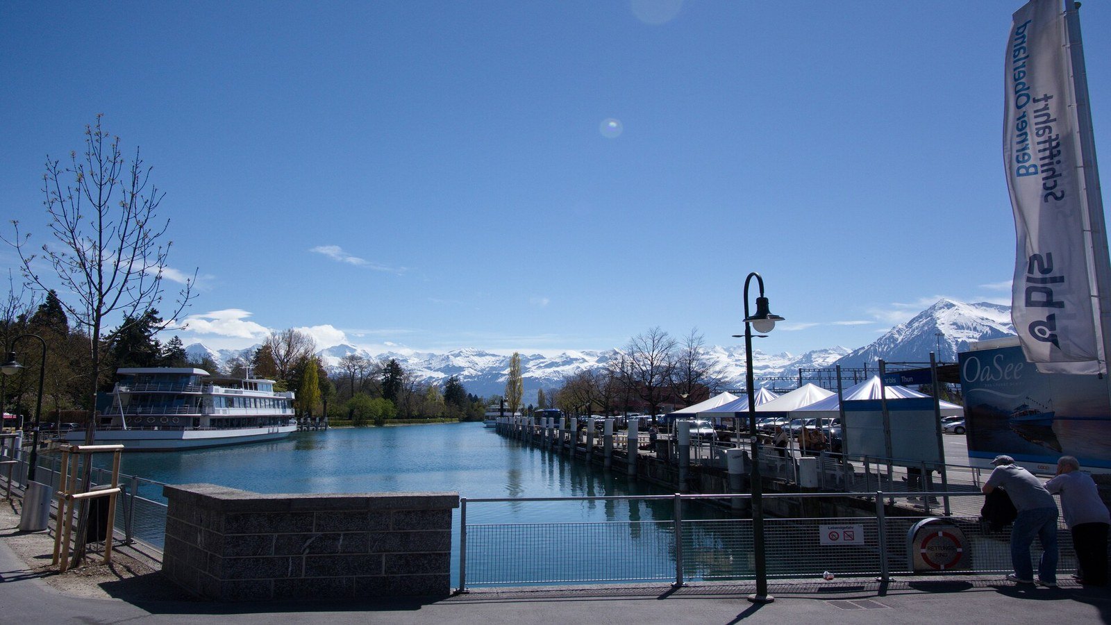 Lake Thun with the Niesen mountain