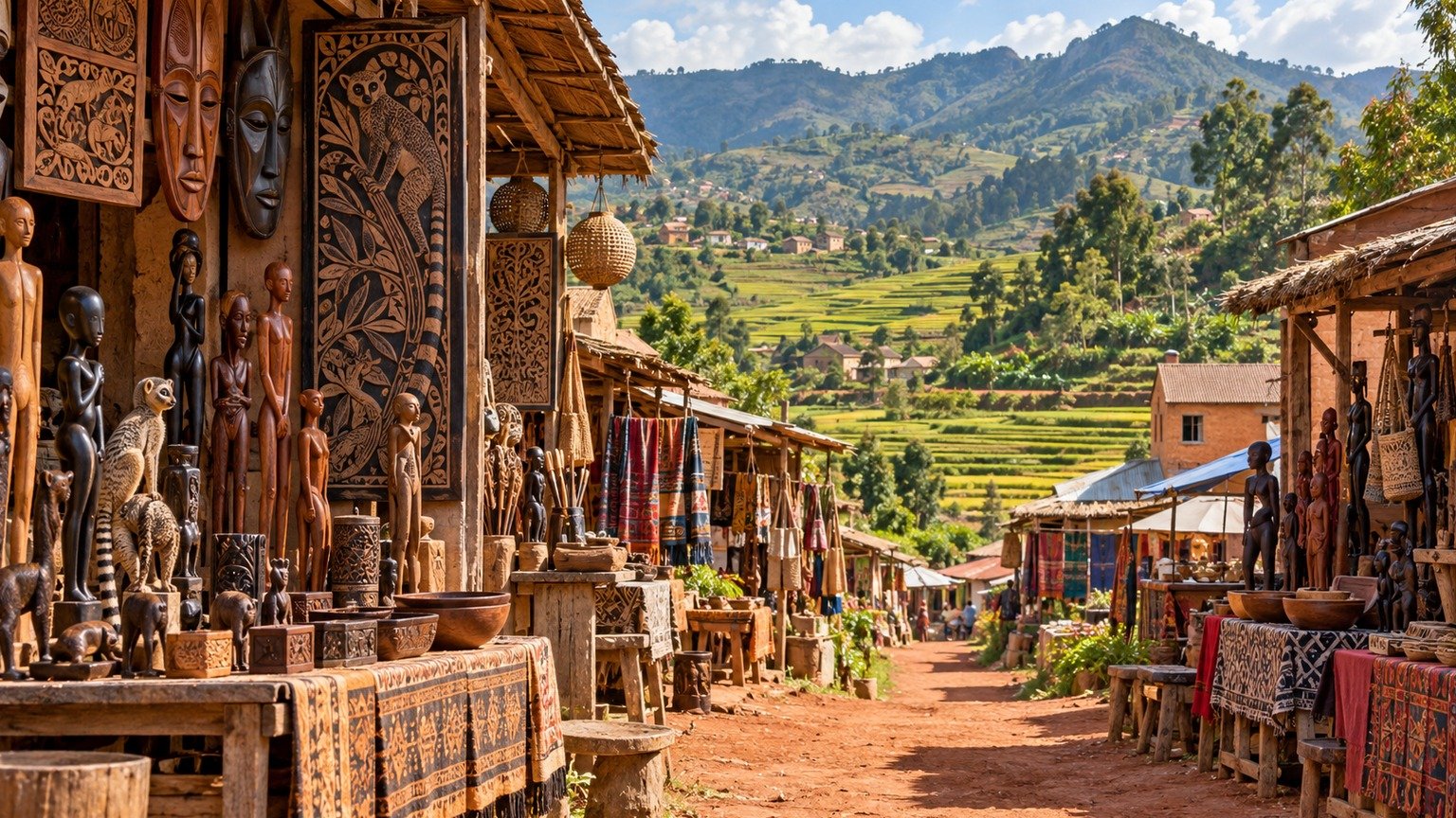 Ambositra in solitaria: legno, altopiani e artigianato del Madagascar — veduta 1
