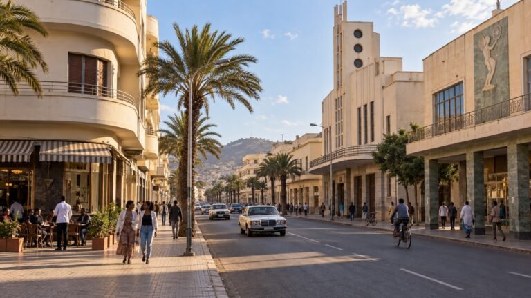 Asmara in solitaria: architettura modernista e altopiano eritreo