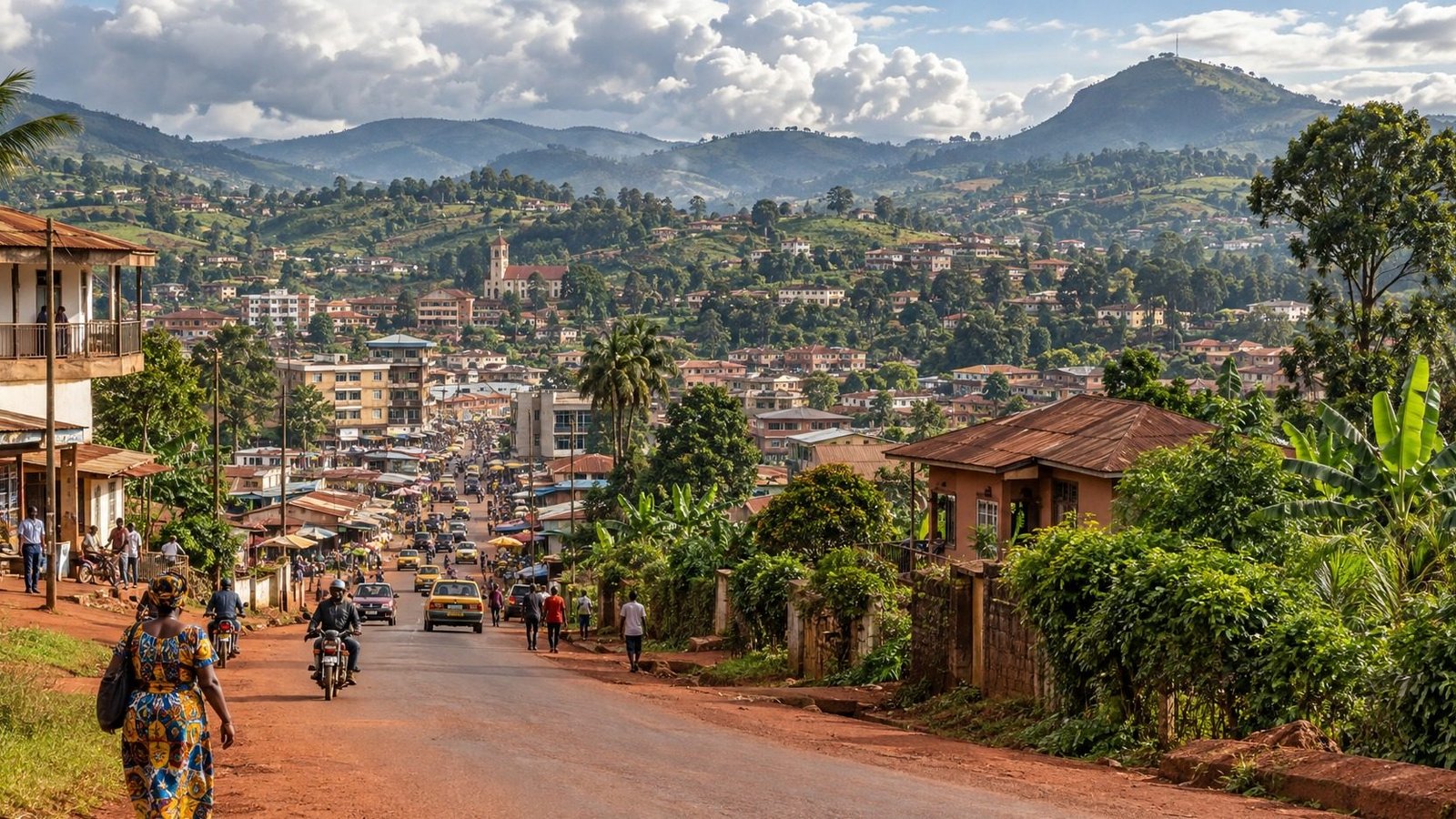 Bafoussam in solitaria: altopiani, mercati e cultura bamileke