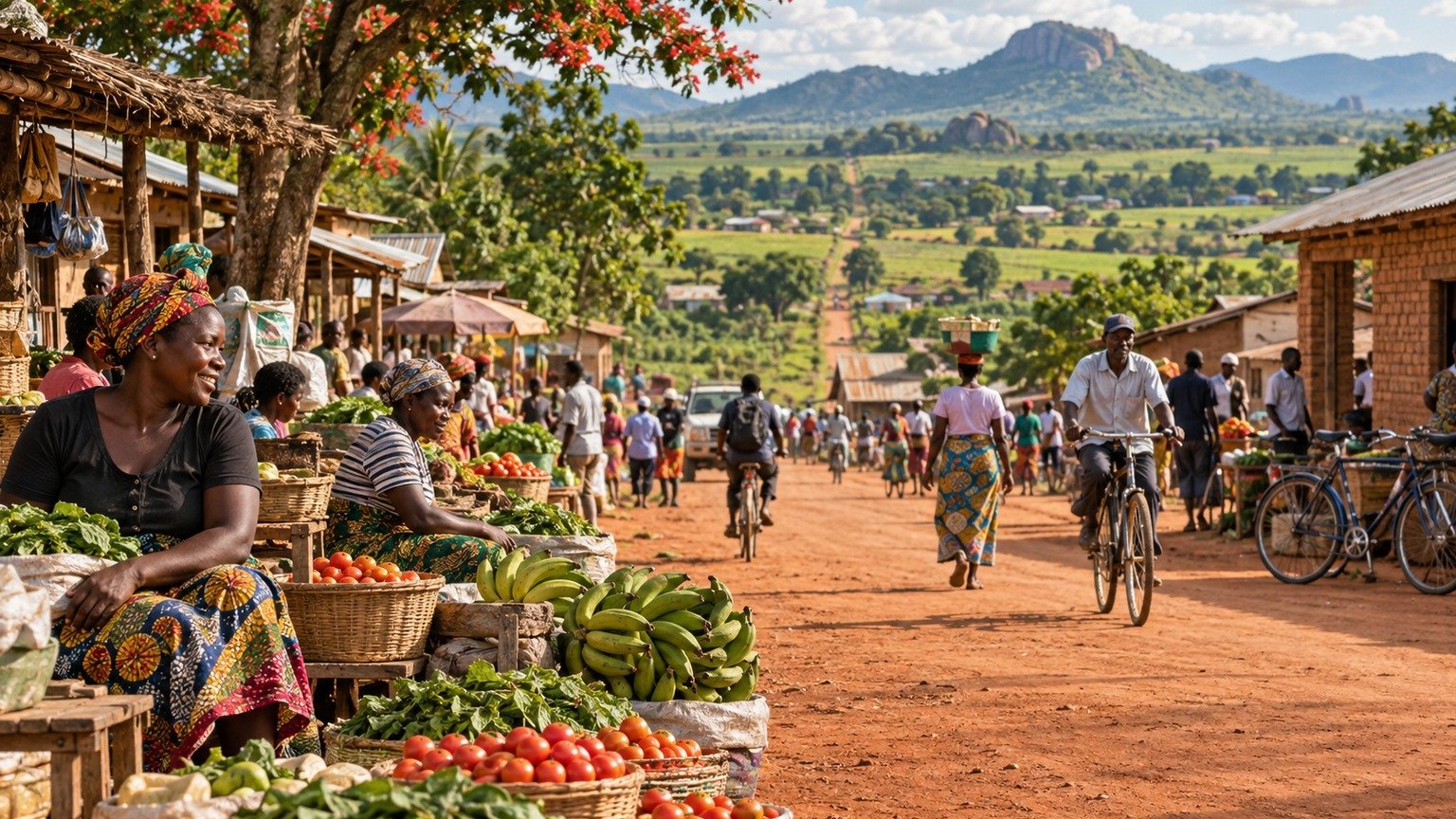 Balaka in solitaria: mercati, colline e Malawi meridionale