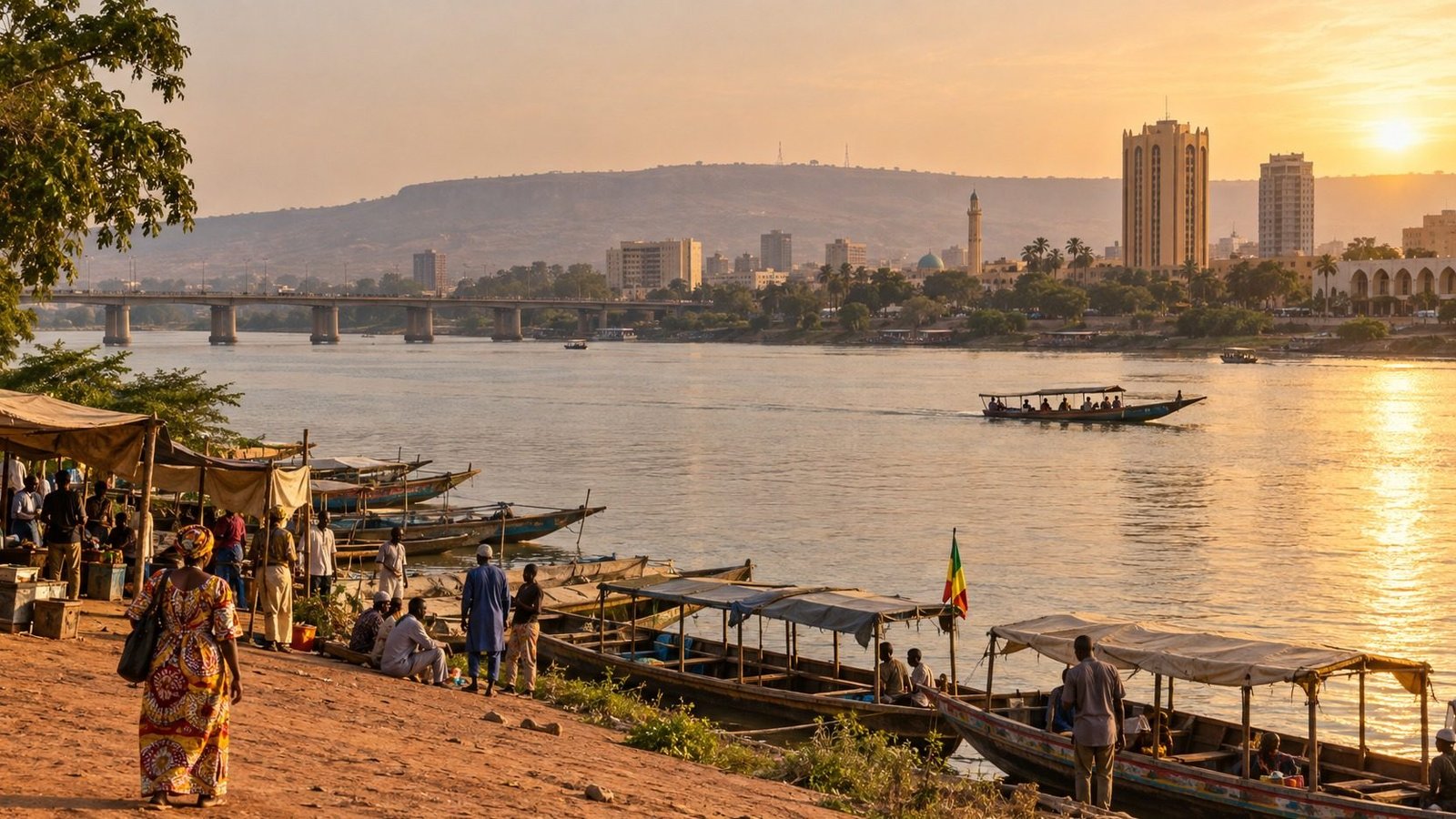 Bamako in solitaria: Niger, mercati e cultura del Mali