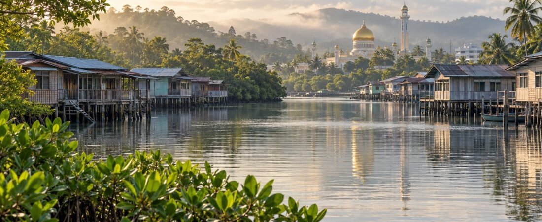 Bandar Seri Begawan in solitaria: moschee, fiume e foresta del Brunei