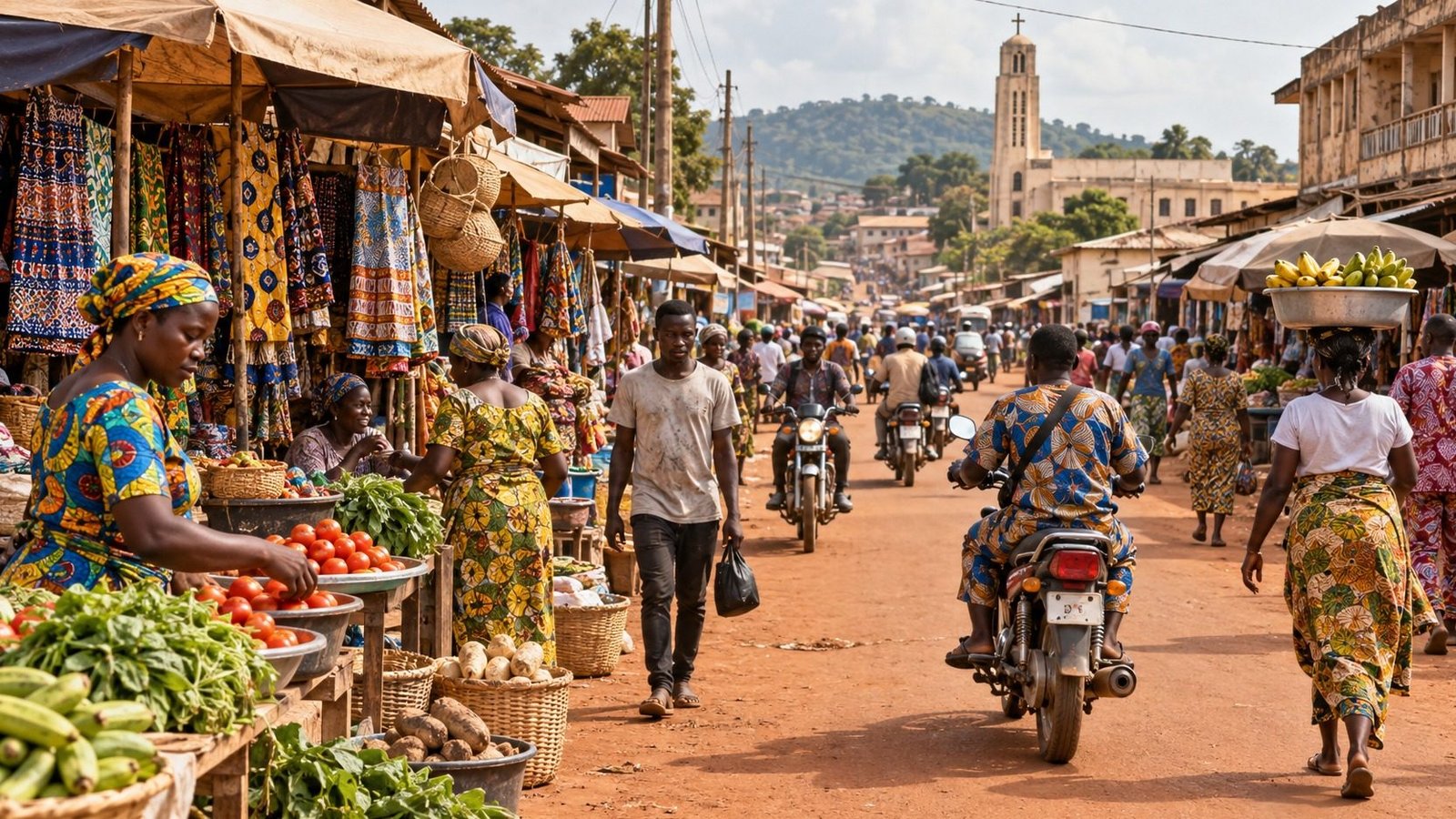 Bohicon in solitaria: mercati, storia e vita quotidiana del Benin