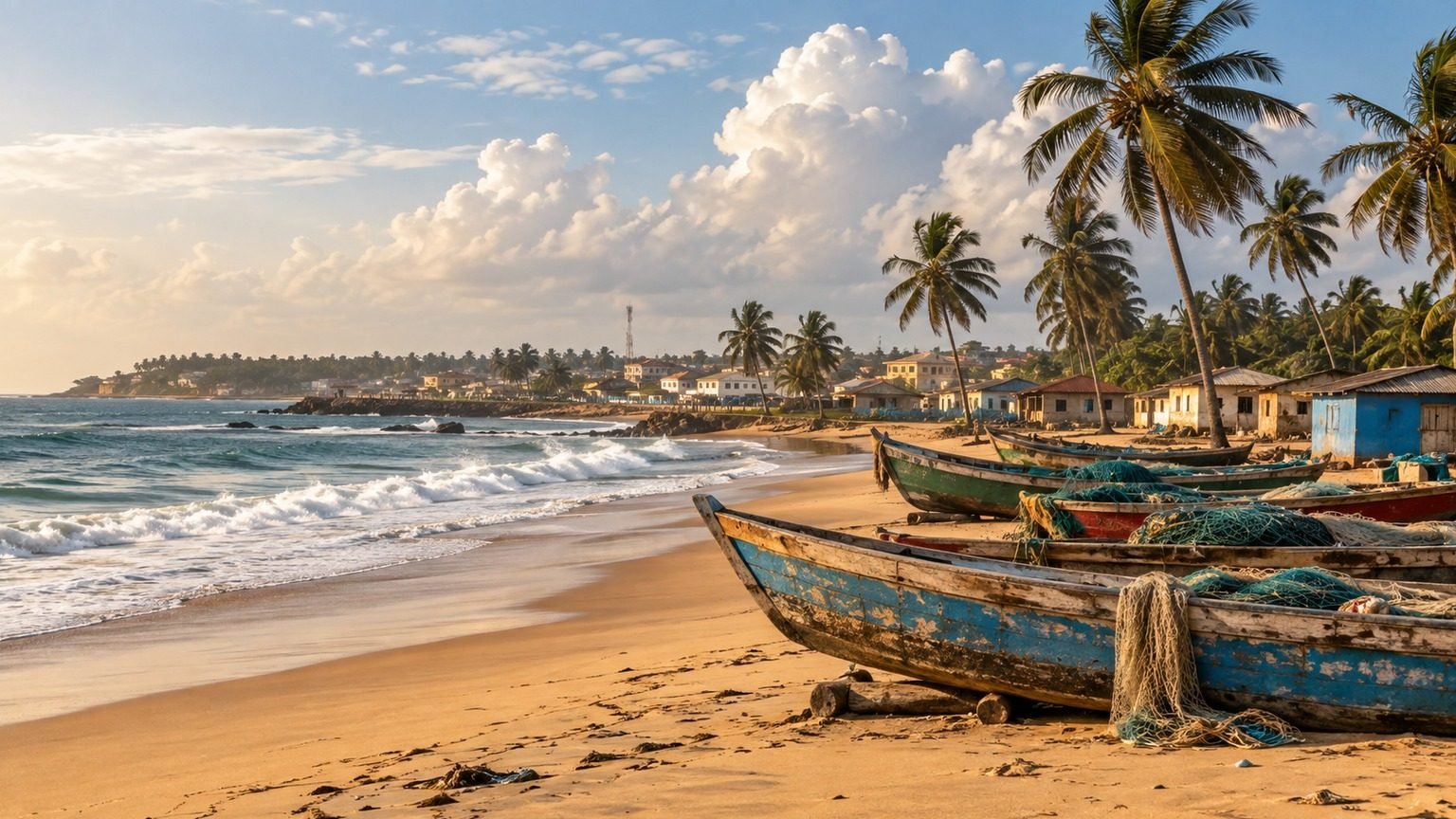 Buchanan in solitaria: spiagge, porto e costa della Liberia