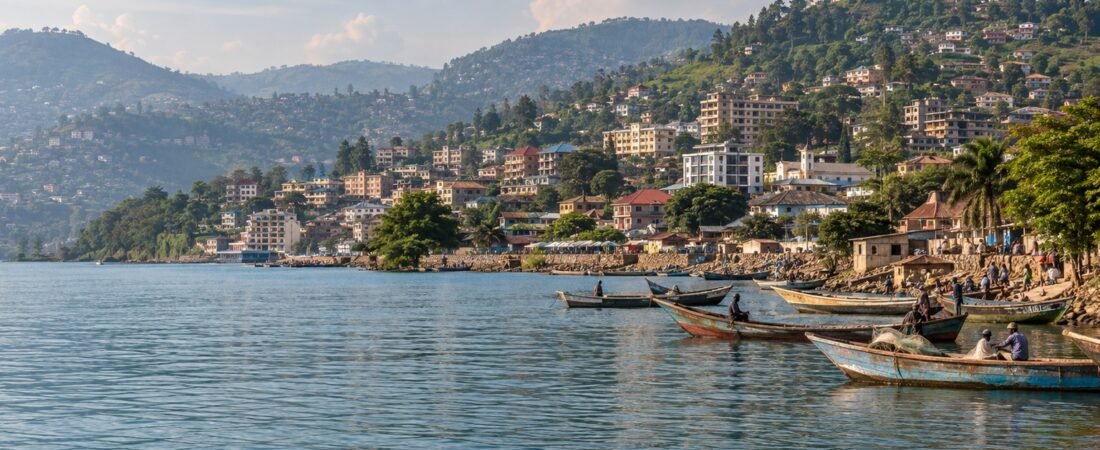 Bukavu in solitaria: lago Kivu, colline e vita urbana