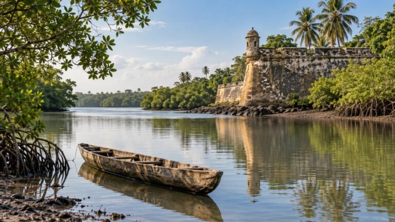 Cacheu in solitaria: mangrovie, storia e costa della Guinea-Bissau