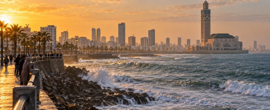 Casablanca in solitaria: oceano, architettura e vita marocchina