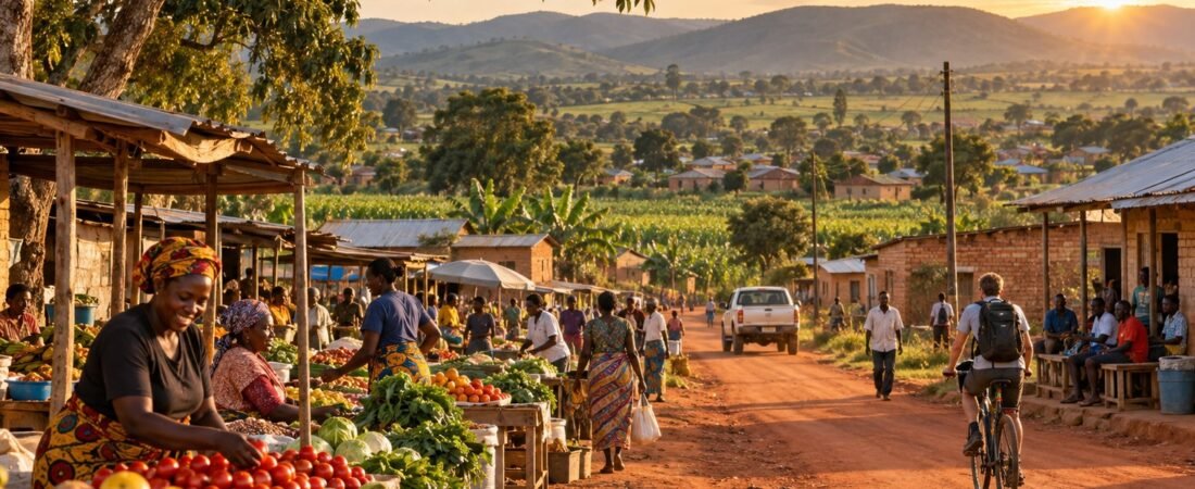 Chibombo in solitaria: colline, mercati e Zambia centrale