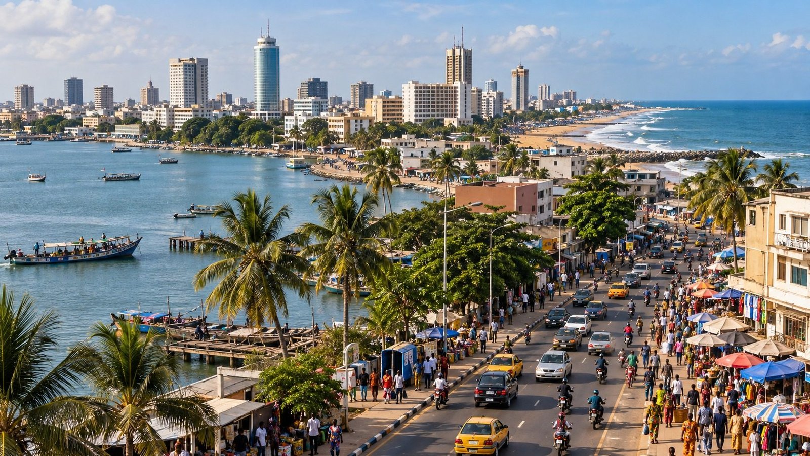 Cotonou in solitaria: mercati, oceano e vita urbana del Benin