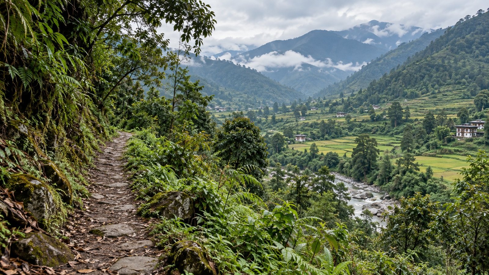 Dagana: colline e villaggi