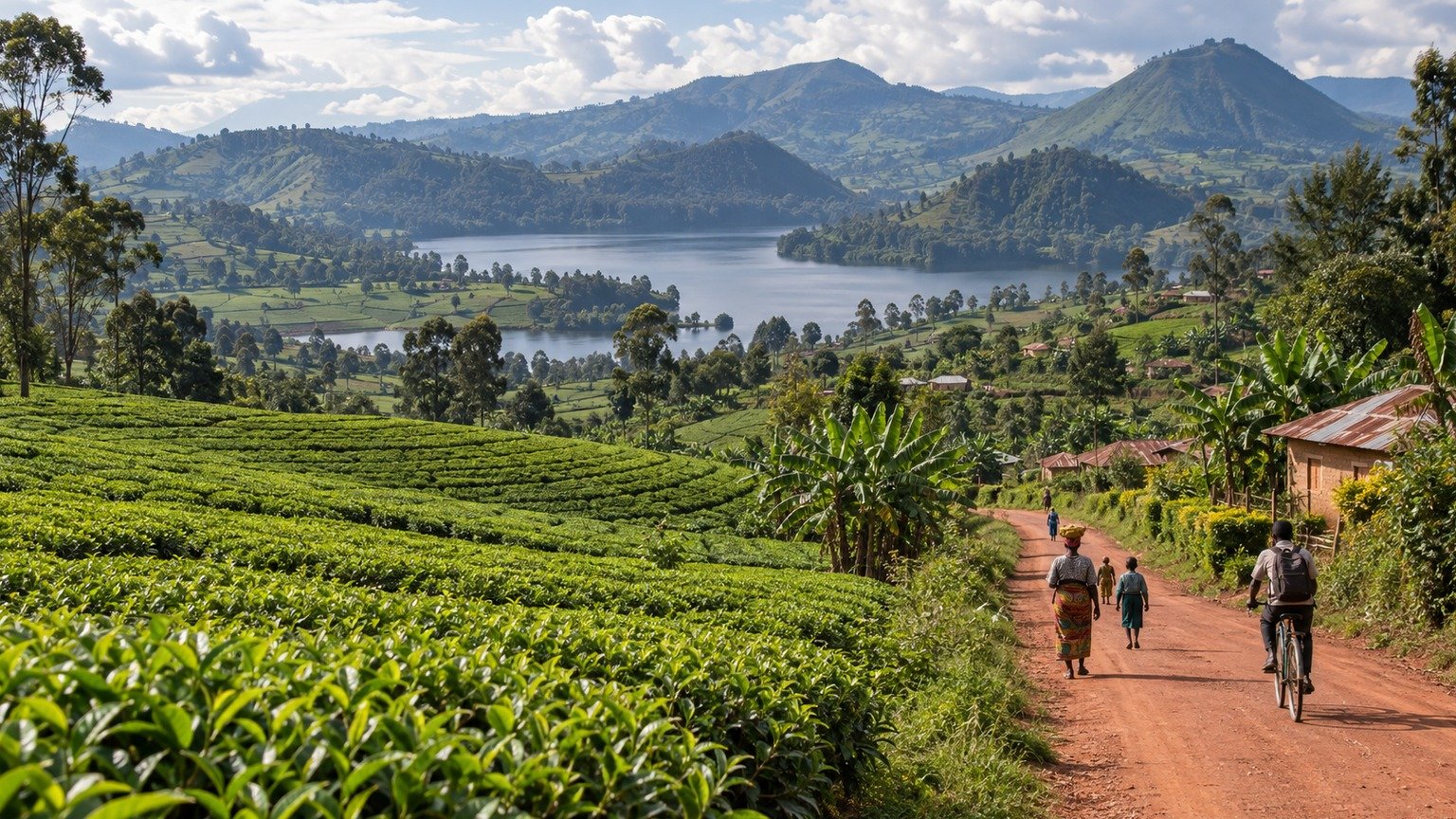 Fort Portal in solitaria: tè, crateri e colline dell’Uganda occidentale — veduta 1