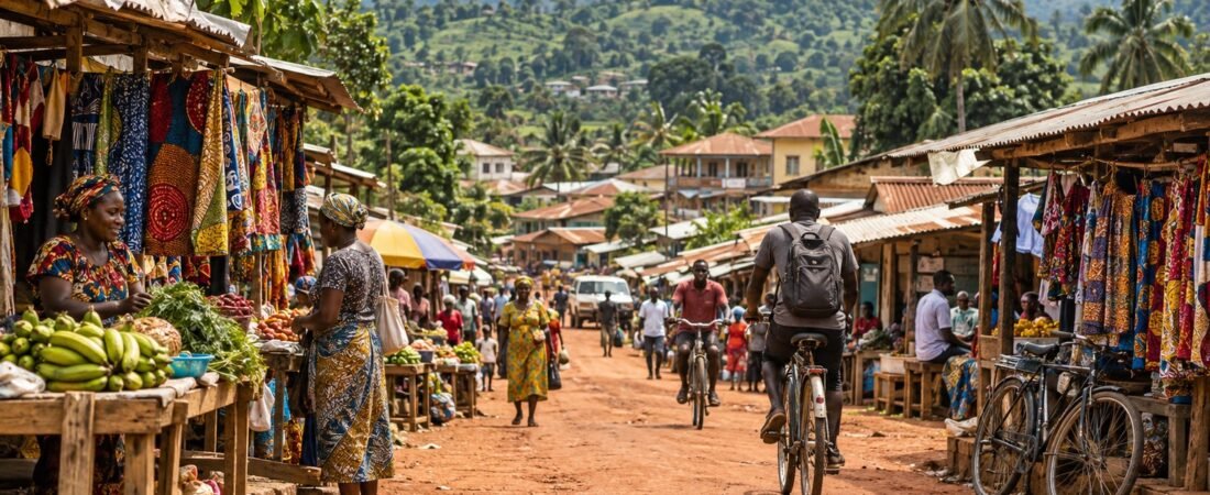 Gbarnga in solitaria: mercati, foreste e cuore della Liberia