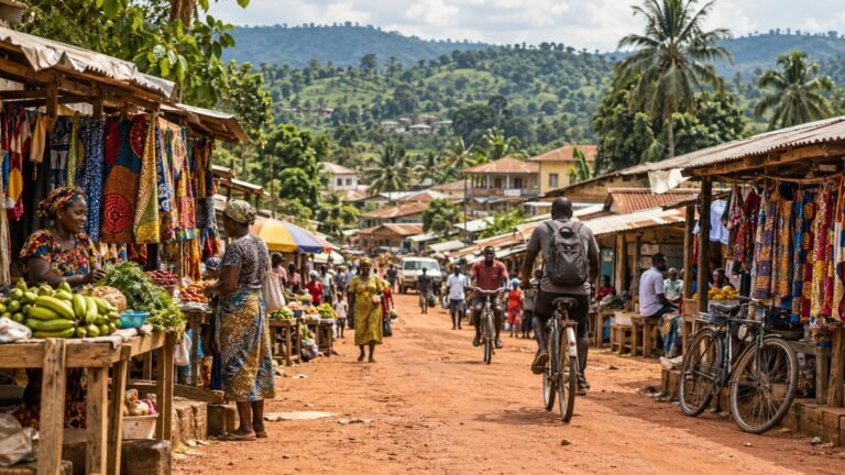 Gbarnga in solitaria: mercati, foreste e cuore della Liberia