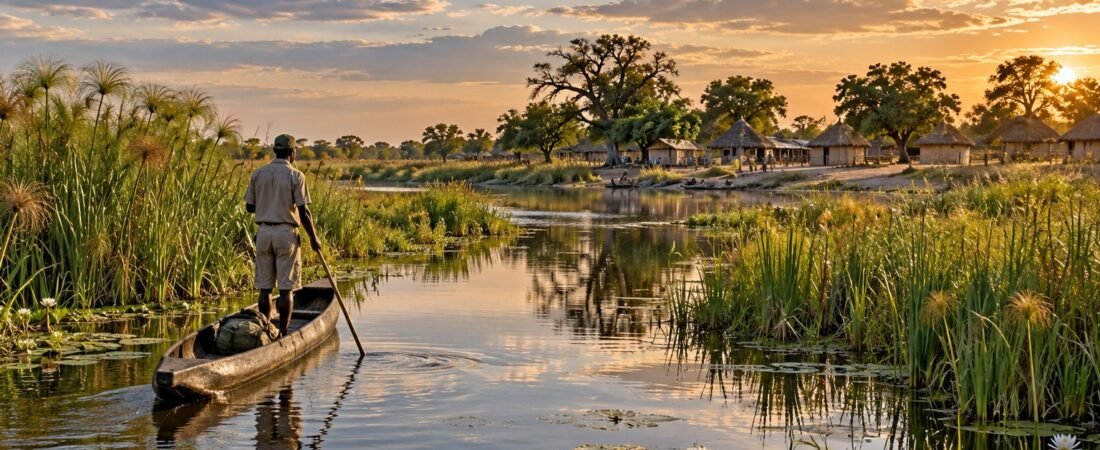 Gumare in solitaria: Okavango, canali e nord-ovest del Botswana